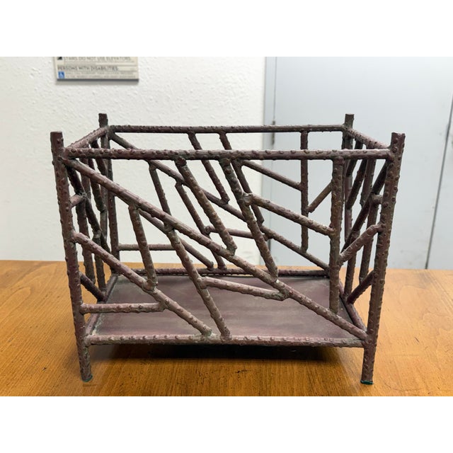 Rustic Adirondack Magazine Stand For Sale - Image 3 of 12