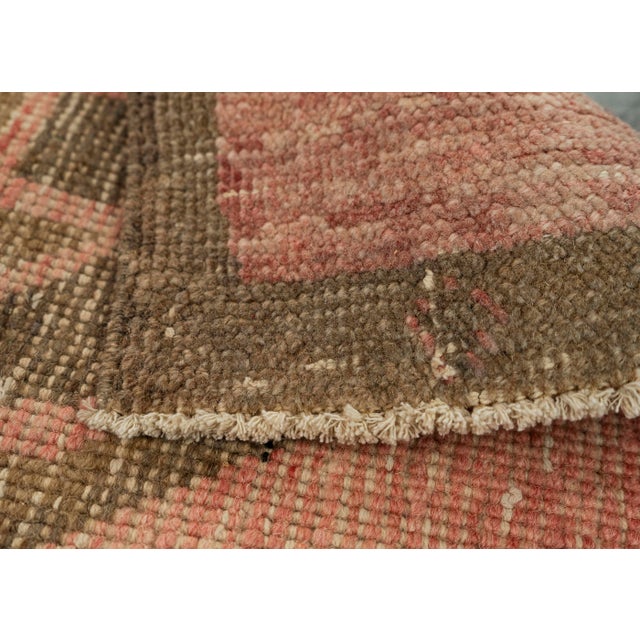 Turkish Mini Rug Oriental Hand Knotted Vintage Rug 1'8" x 3'2" #21169 For Sale In Houston - Image 6 of 8