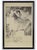 Woman is an original modern artwork realized by a french Artist in the mid-20th century. Black and white china ink drawing...