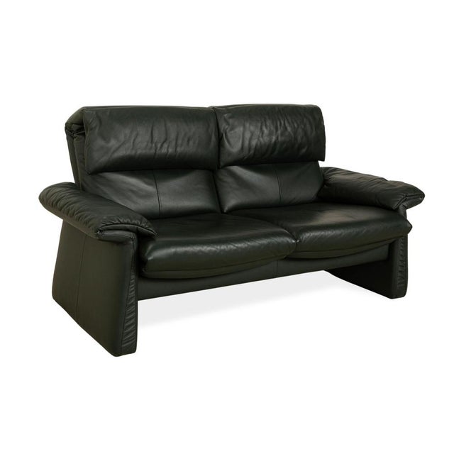 Modern Lugano Two-Seater Sofa in Leather from Erpo For Sale - Image 3 of 13