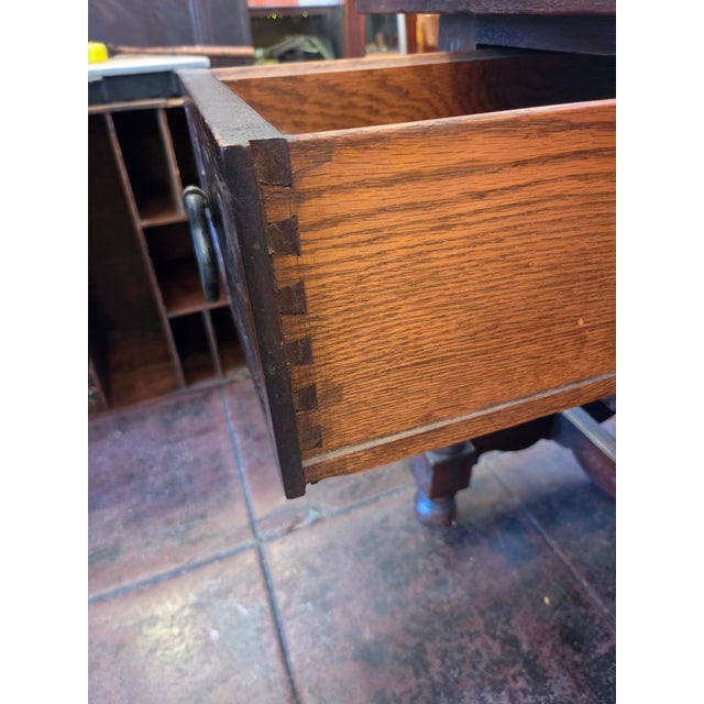 Carved Spanish Console in Renaissance Gothic Style Sideboard Server For Sale - Image 10 of 10