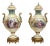 Pair Antique French Sevres Handpainted Gilded Ormolu Porcelain Urns Signed 1890 For Sale