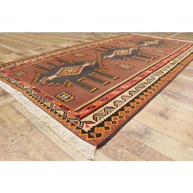 Vintage Turkish Kilim Rug - 05'06 X 10'00 For Sale In Dallas - Image 6 of 9