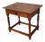 Spanish Pine Farmhouse Side Table With Drawer For Sale