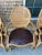 Set of 2 (Only 1 Set Available) Twisted and Knotted Rope Motif Cane Back Arm Chairs, 1970s, in the Style of Napoleon III and Comini and Modonutti For Sale - Image 4 of 12