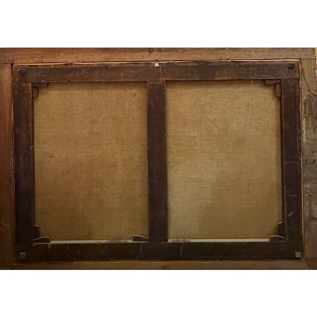 Landscape with Figures, 18th Century, Oil on Canvas For Sale - Image 3 of 7