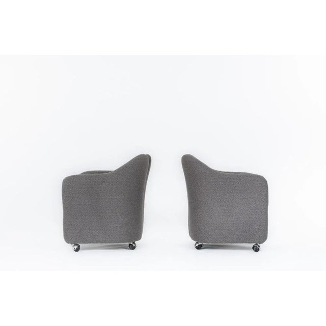 Mid-Century Modern Set of PS142 Armchairs Eugenio Gerli for Tecno, 1960s For Sale - Image 3 of 13