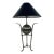 1990s Industrial Metalwork Aesthetic Characteristic Table Lamp For Sale