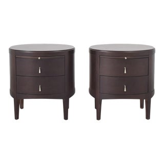 1990s Barbara Barry Style Nightstands - a Pair For Sale