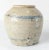 We are selling this ginger jar with simple blue and white horizontal lines and very rustic surface glaze which almost...