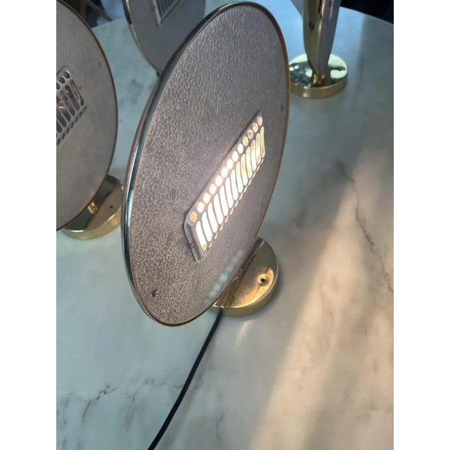 Hollywood Regency Regency Italian Wall Lamps, 1970s, Set of 4 For Sale - Image 3 of 15
