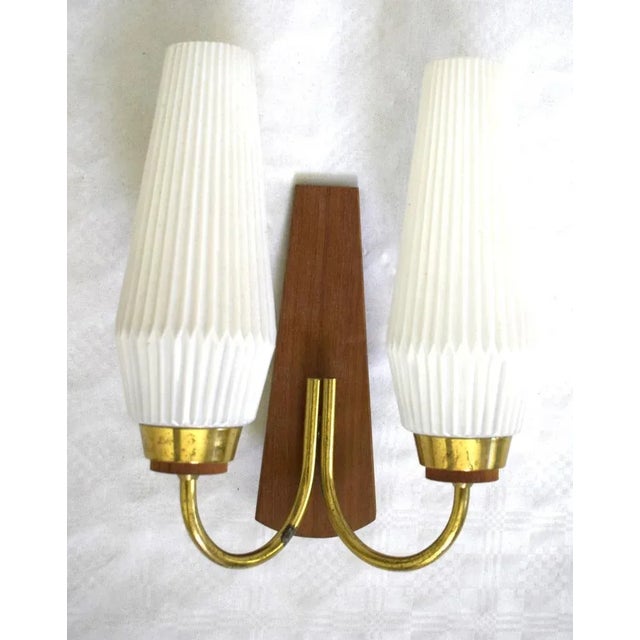Mid-Century Modern Mid-Century Modern Two-Bulb Bag Lamp, 1960s For Sale - Image 3 of 5
