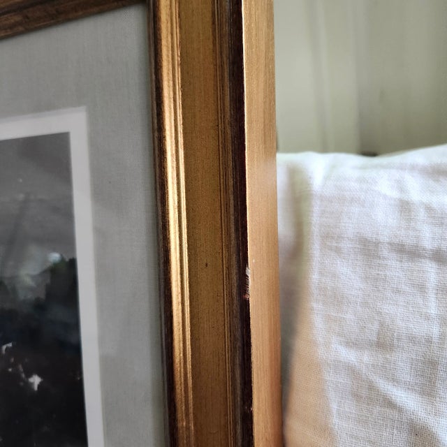 Paper Vintage Black and White Photograph of Montecito California For Sale - Image 7 of 8