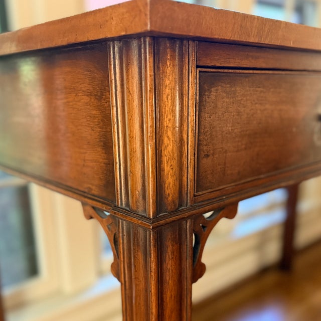 Grand Scale Antique Georgian Library Table For Sale - Image 12 of 17