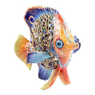 Jay Strongwater - Westin Butterfly Fish Figurine For Sale
