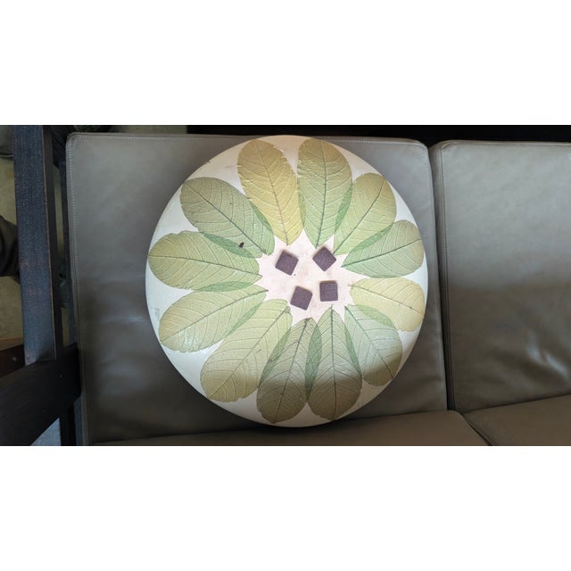 Green 1970s Seed Pod Vase Pottery For Sale - Image 8 of 11