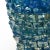 Blue Iridescent Blue Murano Glass Rostrate Vase For Sale - Image 8 of 8