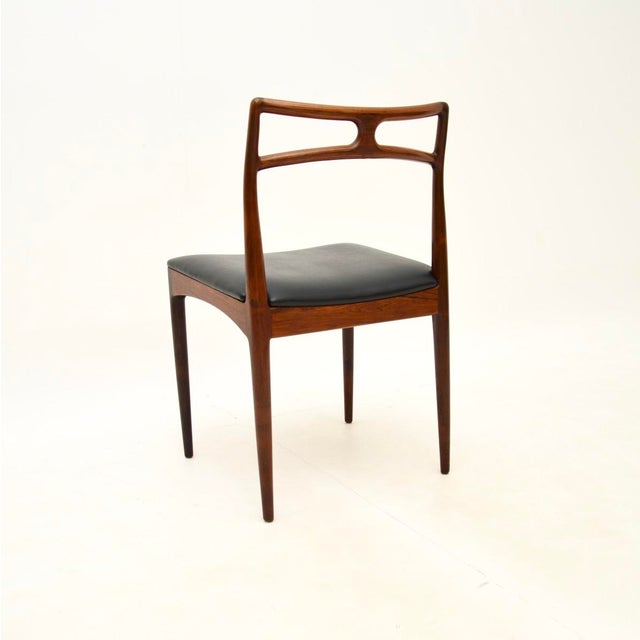 Vintage Danish Dining Table and Chairs by Johannes Andersen for Christian Linneberg, 1960, Set of 7 For Sale - Image 16 of 18