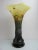 Art Nouveau Antique Daum Nancy Etched Enamel Orchid & Insect Vase 12.75" Tall Art Glass Vase For Sale - Image 3 of 9