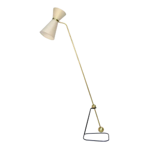 Pierre Guariche Model G2 Equilibrium Floor Lamp by Mathieu Diderot, Paris 1950
