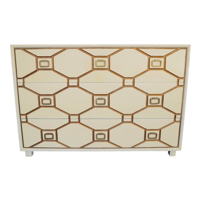 Mid-Century Hollywood Regency Dresser by Dorothy Draper for Henredon For Sale