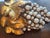 Ivory Hollywood Regency 1940s Gold Grapevine Wall Pocket For Sale - Image 8 of 9
