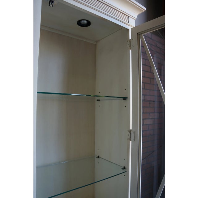 Ethan Allen Swedish Home Tall Display Cabinet For Sale - Image 6 of 9