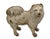 Antique White Very Rare & Hard 2 Find Model Antique American Cast Iron Standing Chow Chow Dog Doorstop - Circa 1920s For Sale - Image 8 of 18