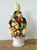 This magnificent vintage Italian majolica fruit topiary is a quintessential example of artisanal Mediterranean...
