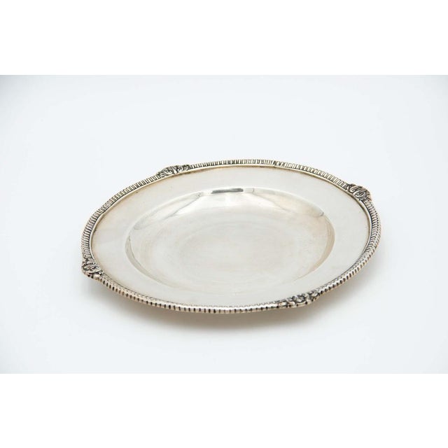 Circular Silver Ticket Box For Sale - Image 4 of 4