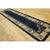 Navy Blue Classic Greek Key Antique Peking Chinese Knotted Hallway Runner Rug For Sale - Image 4 of 10