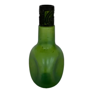 Antique Loetz Green Dimple Art Glass Vase