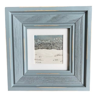 Whispering Woods - Original Watercolor Signed and Framed For Sale