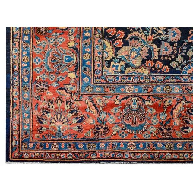 Early 20th Century Mohajeran Rug For Sale - Image 10 of 11