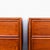 Brown 1960s Restored American of Martinsville Walnut & Brass Two Drawer Commodes / Nightstands For Sale - Image 8 of 15