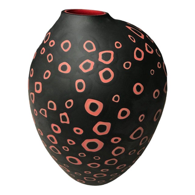 Vintage Loops Vase by Harry and Camilla Paul for Salviati, Venice For Sale