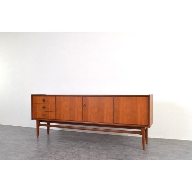 Brown Mid-Century Teak Premium Sideboard from Bartels, 1960s For Sale - Image 8 of 18
