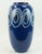 Mid-Century Fat Lava Ceramic Model No. 546-41 Vase with Blue White Swirl Pattern from Scheurich Keramik, 1960s For Sale - Image 6 of 10