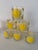 Add a POP of color to your vintage barware collection with this hard to find 7 piece set of vintage Colony glasses. The...