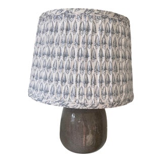 Uttermost Mauve Ceramic Table Lamp With New Ballard Designs Isla Shade For Sale