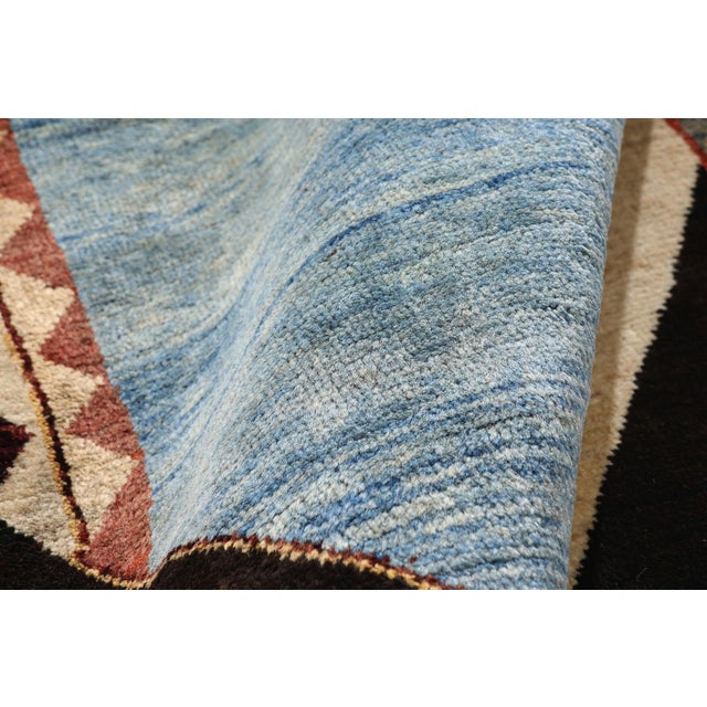 Vintage Persian Gabbeh Rug, 03'06 X 06'02 For Sale In Dallas - Image 6 of 10