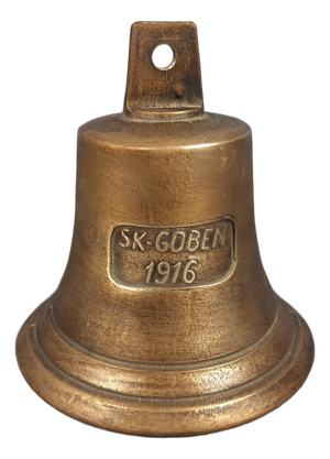 Antique SK-Goben Ship Bell in Bronze, 1916
