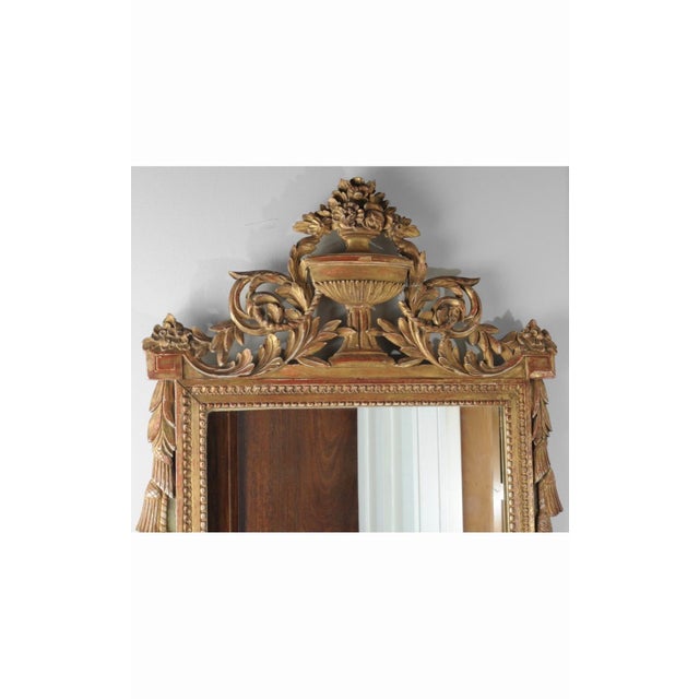 Wood 19th Century Adam Style Giltwood Mirror For Sale - Image 7 of 8