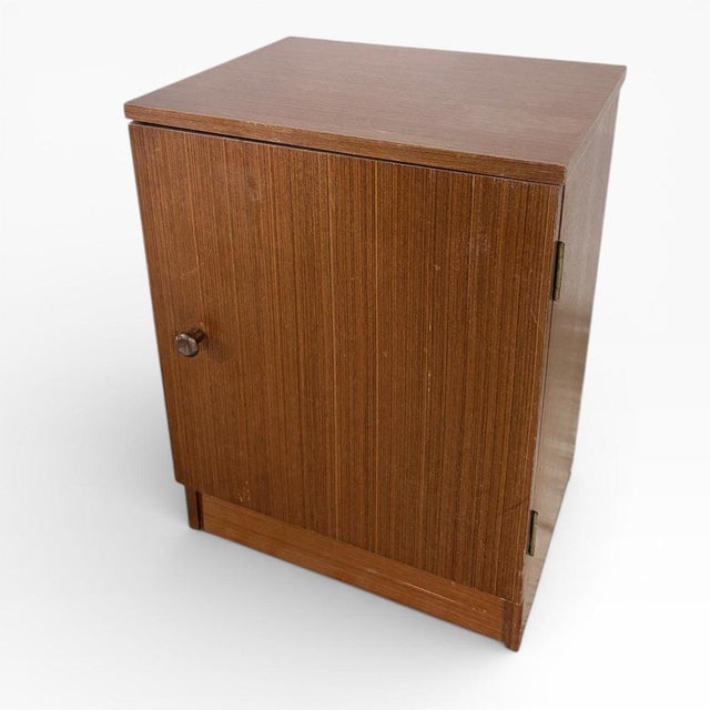 Wood Vintage Teak Bedside Cabinet For Sale - Image 7 of 7