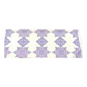 Quadrille “Argentine” Fabric - Lilac Brown on Cream.