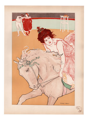 Richard Ranft, L'Écuyère, Lithograph on Paper
