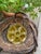 1950s French Gien Majolica Olive Green Oyster Plate For Sale - Image 13 of 14