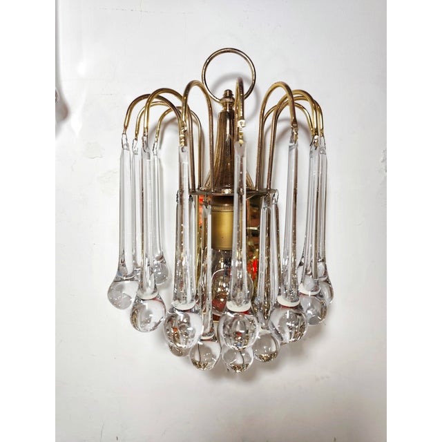 Italian Crystal Lamps, 1960s, Set of 2 For Sale - Image 9 of 13