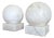 Mid-Century Alabaster Globe Lamps, 1970s, Set of 2 For Sale