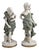 James Hadley, Before & Against the Wind, 1870, Ceramic, Set of 2 For Sale